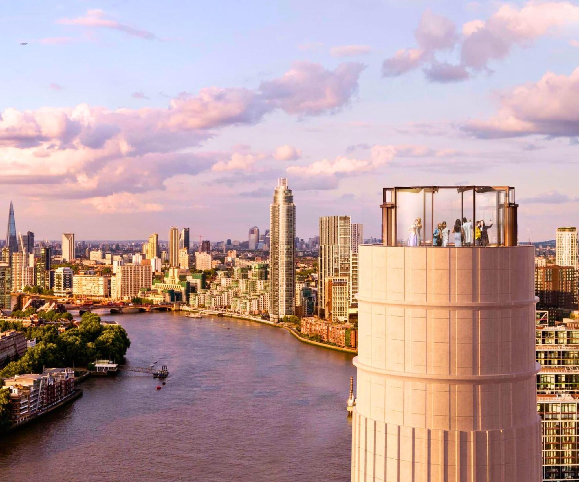 Battersea Power Station - Winter Garden Balcony & 1Gb Wifi - Luxurylondonstays ภายนอก รูปภาพ