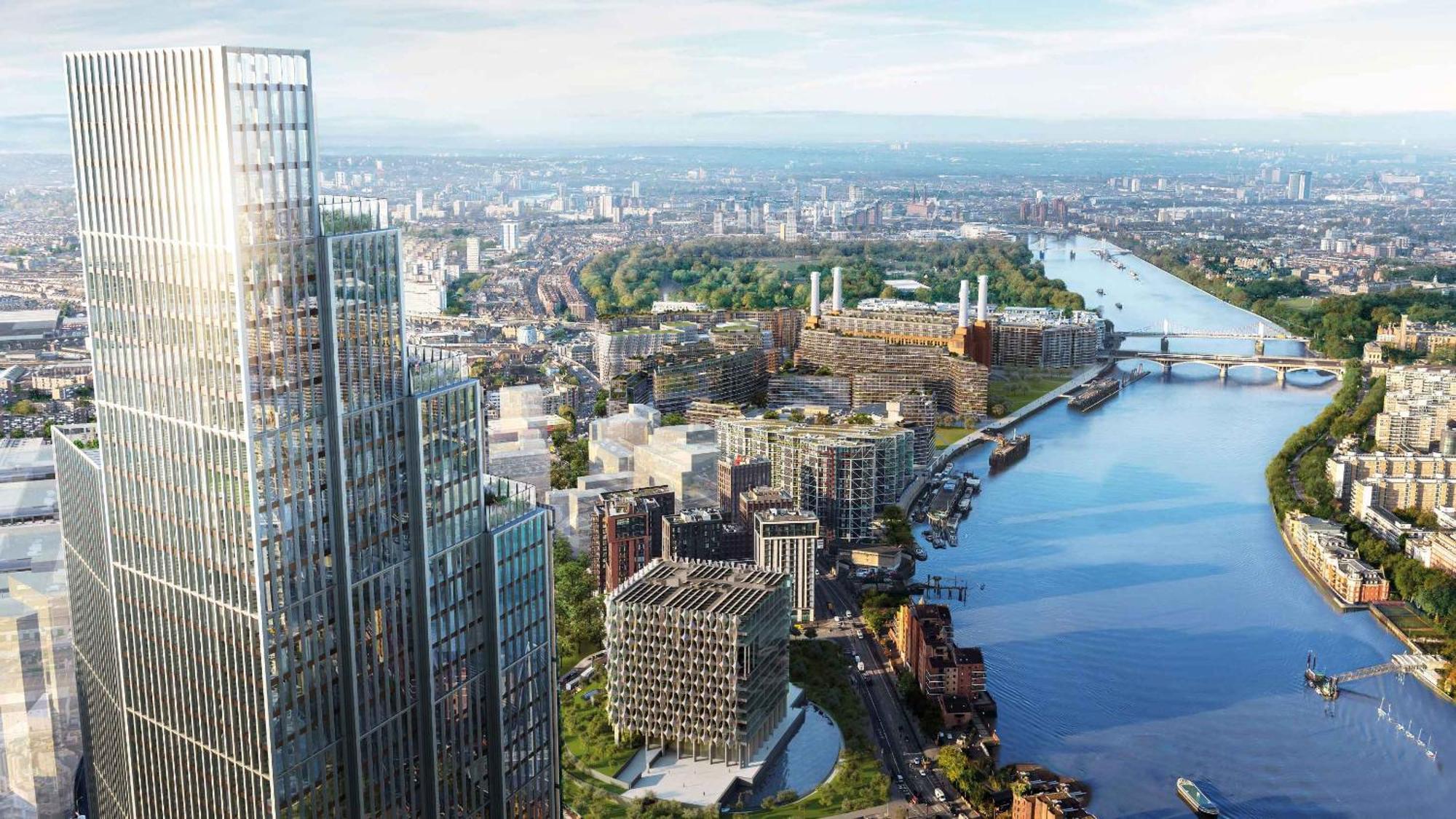 Battersea Power Station - Winter Garden Balcony & 1Gb Wifi - Luxurylondonstays ภายนอก รูปภาพ